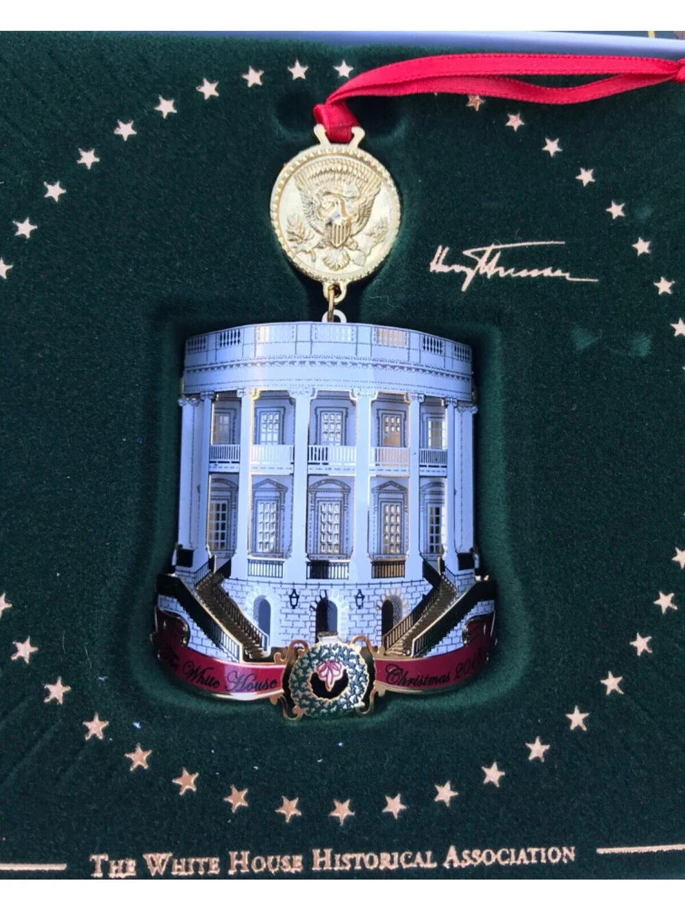 7 White House Historical Association Christmas Ornaments 2004, 12, 13, 15, 16,18